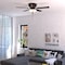 Vaxcel Expo 42 In. Bronze Indoor Flush Mount Ceiling Fan with LED Light Kit F0059 - alternate 7